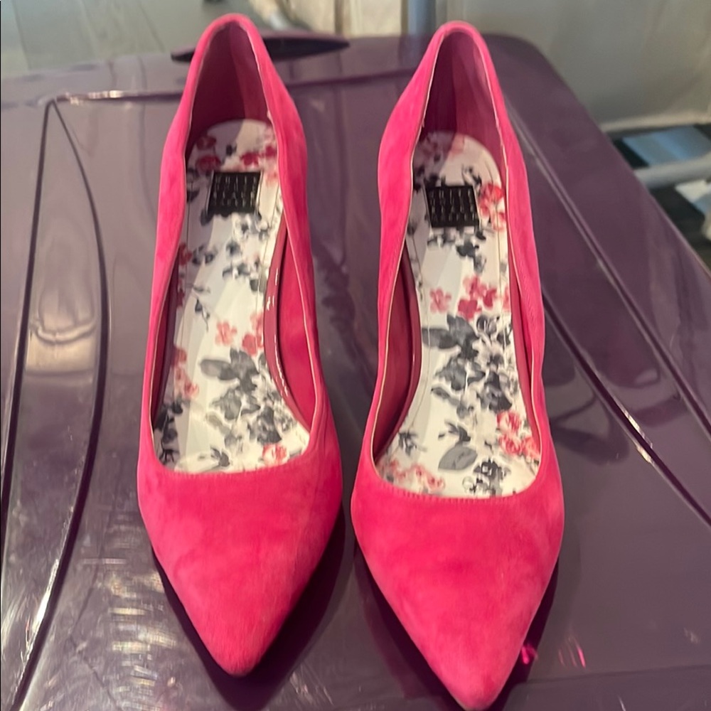 White House Black Market Pink Heels